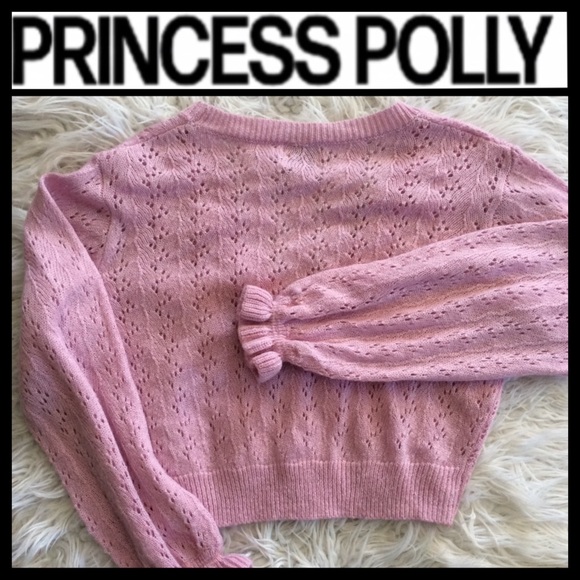 NWOT Princess Polly Lyric Cropped Cardigan - Picture 8 of 11
